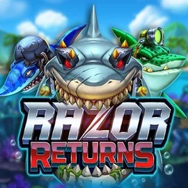 Razor Returns logo – Slots by Push Gaming at 500 Casino